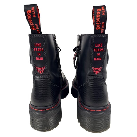 Dr. Martens Jadon Blade Runner Smooth Black Leather Platform Boots UK6 US M7/W8 - Picture 5 of 13